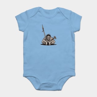 The stone age hunter Baby Bodysuit